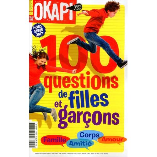 Okapi 1706 H 100 Questions De Filles Et Garçons