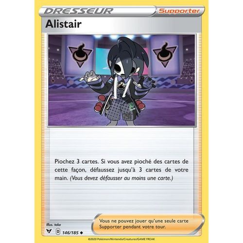 Carte Pokemon - Alistair - 146/185 - Épée Et Bouclier4 - Voltage Éclatant - Eb4 - Vf