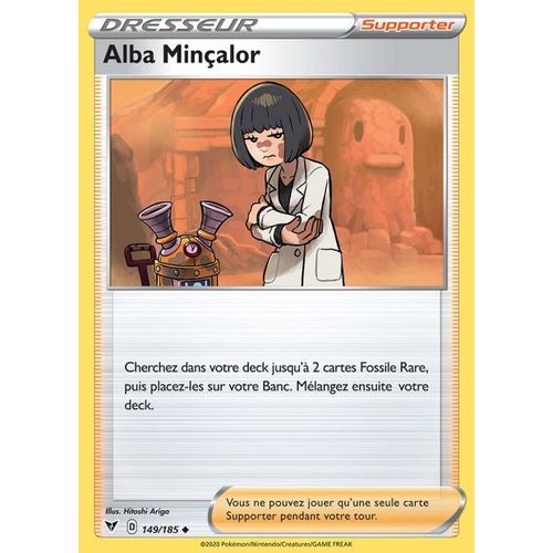 Carte Pokemon - Alba Minçalor - 149/185 - Épée Et Bouclier4 - Voltage Éclatant - Eb4 - Vf