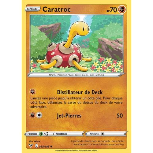 Carte Pokemon - Caratroc - 085/185 - Épée Et Bouclier4 - Voltage Éclatant - Eb4 - Vf