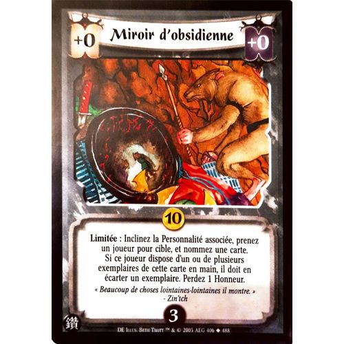 Carte Legend Of The Five Rings : Miroir D'obsidienne 406/488