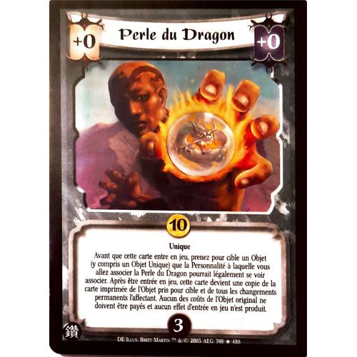 Carte Legend Of The Five Rings : Perle Du Dragon 398/488