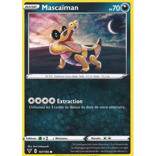 Carte Pokemon - Mascaiman - 107/185 - Épée Et Bouclier4 - Voltage Éclatant - Eb4 - Vf