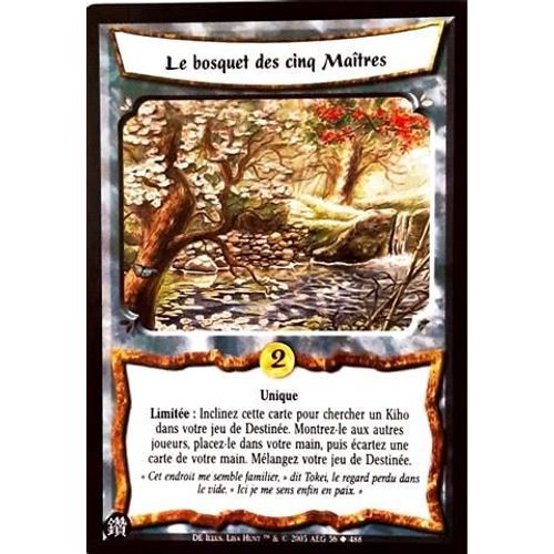 Carte Legend Of The Five Rings : Le Bosquet Des Cinq Maîtres 36/488