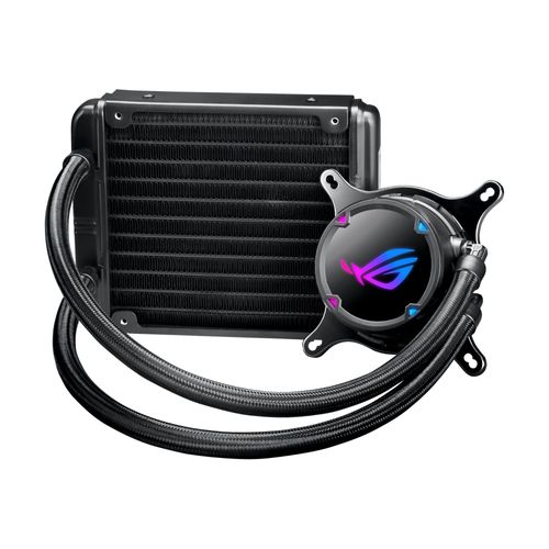 ASUS ROG STRIX LC 120 - Système de refroidissement liquide de processeur - (pour : LGA1150, LGA1151, LGA1155, LGA1156, LGA1366, LGA2011, LGA2011-3, LGA2066, AM4, TR4) - aluminium avec embase en...