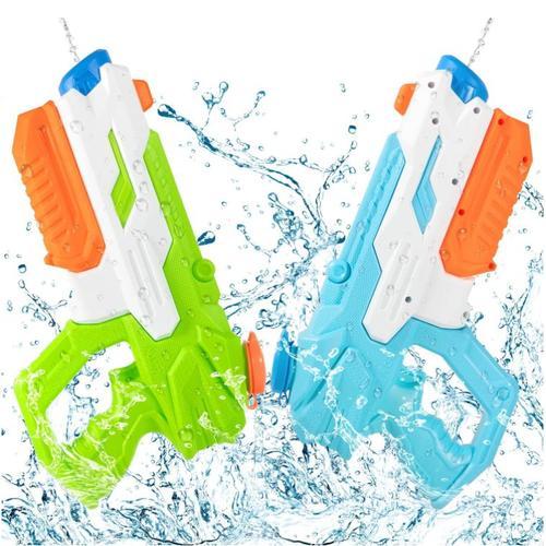 Lot De 2 Pistolets À Eau, Pistolet À Eau 600 Ml,Plaisir Ultime De Combat De L'eau Pour Enfants Et Adultes,Pistolet À Eau Pour Les Piscines,Les Plages Et Les Jardins, Jeux D'eau En Plein Air