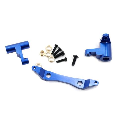 Composants De Direction En Métal Ensemble Pour 1/6 Shredder Rc Truck Upgrades Parts,Bleu