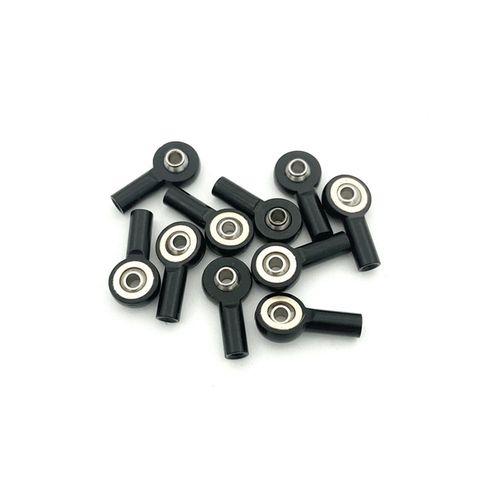 10 PièCes en MéTal M2 Embout de Biellette Rotule Lien pour Mini 4WD Avion TéLéCommandé Bateau Chenille Camion Voiture, 2