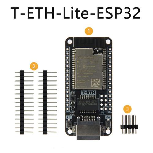 Carte De Développement T-Eth-Lite Esp32-Wover-E Module Ethernet Prenant En Charge Le Bouclier Poe D'alimentation Extensible Tf H673