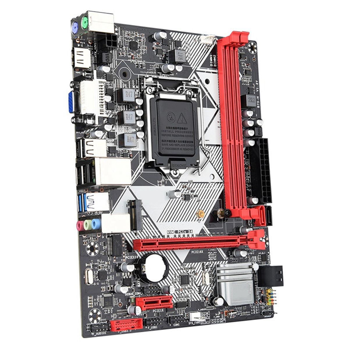 B75-H Carte Mre Pour Ordinateur De Bureau Lga1155 Usb3.0 Pr... - 4