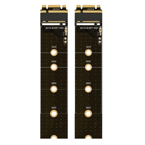 Carte Adaptateur M.2 Ssd De Protection Test M Clé Pcie Nvme D'extension Disque Dur Noire