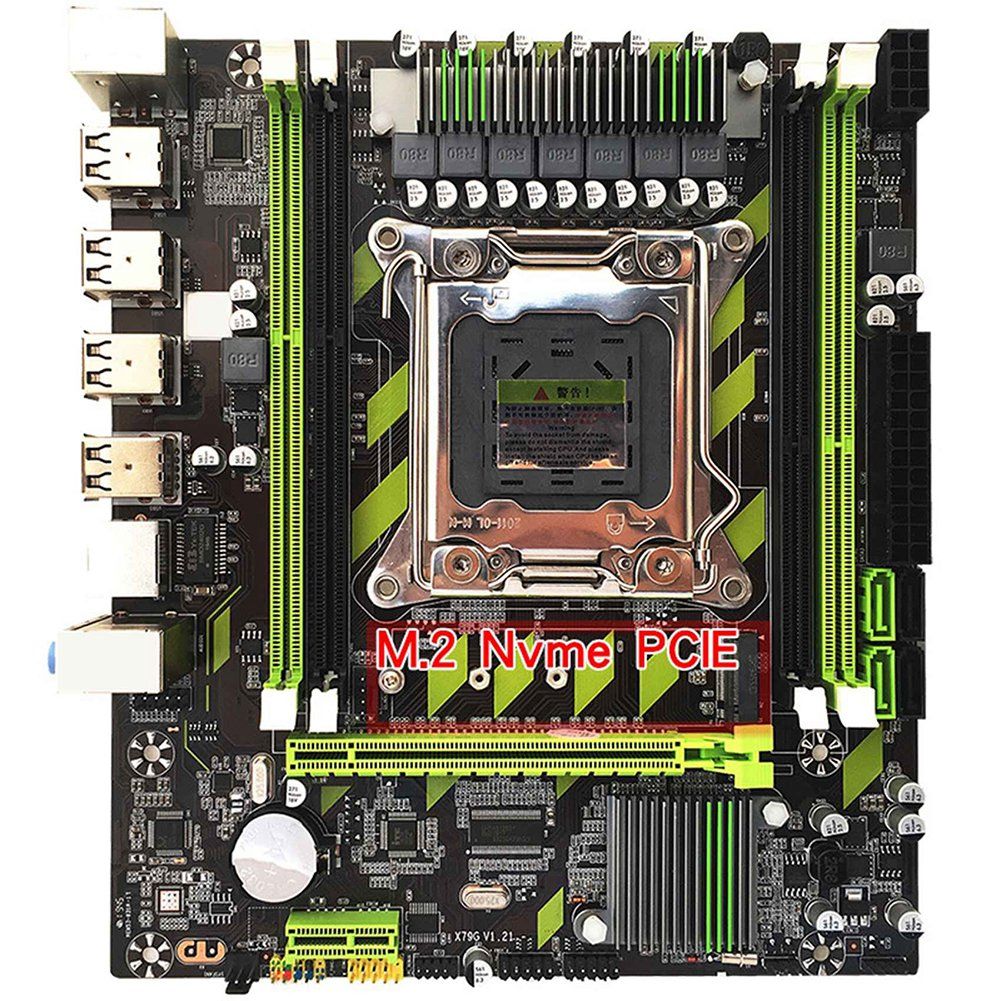 Carte Mre X79+Cpu E5 2650+2x8gb Ddr3 1600mhz Reg Ecc Ram Me... - 2