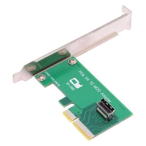 Carte Pci-Express 5.0 4.0 4x Vers Mcio Mini Cool Edge Io Adaptateur Hôte Pour Ssd Pcie Nvme U.2