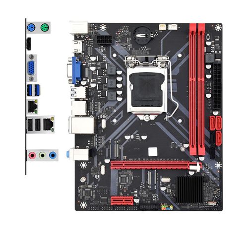 Carte Mère De Bureau B85m Vhl Avec 1 X Ddr3 1600 Mhz 8g Ram Lga 1155 Pour Processeur I3 I5 I7 Usb 3.0 Sata Prend En Charge Jusqu'à 16 Go