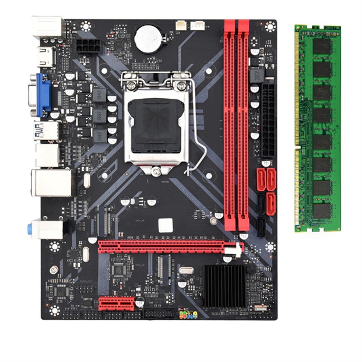 Carte Mre De Bureau B85m Vhl Avec 1 X Ddr3 1600 Mhz 8g Ram ... - 3