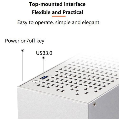 A07 Mini Itx Boîtier D'ordinateur Châssis Htpc Hôte Usb3.0 Personnel De Bureau Noir