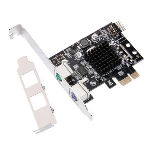 Carte Adaptateur Pci-E Vers Ps/2 Pcie Ps2 Clavier Souris