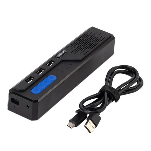 Haut-Parleur 2 en 1 avec Microphone USB HUB HD VidéOconféRence Omnidirectionnel ConféRence à Distance PC pour Ordinateur Portable