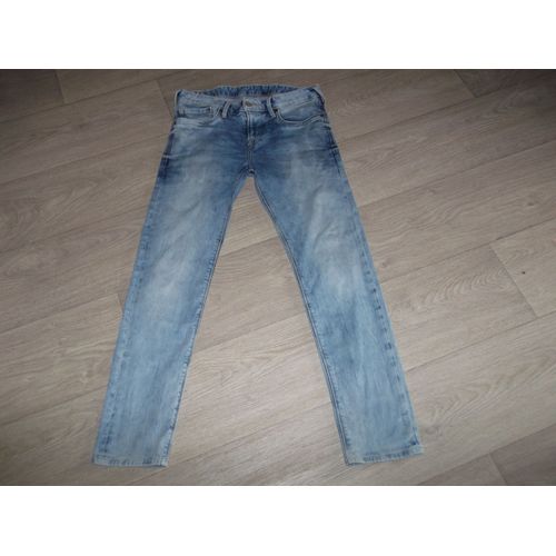 Jean Pepe Jeans Bleu Clair Hatch Taille 30 Us 40 Fr Tbe