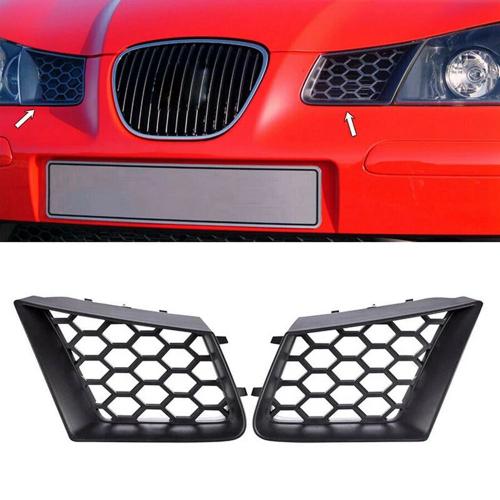 1 Paire De Grilles Supérieures De Pare-Chocs Gauche Droite De Voiture Pour Seat Typ 6l 2002 2003 2004 2005 2006 2007 2008 2009