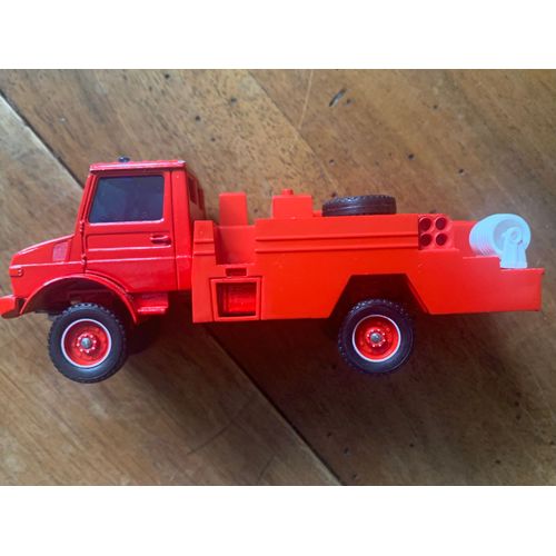 Mercedes Unimog Camion De Pompiers Feuerwehr Solido Sans Boite-Solido