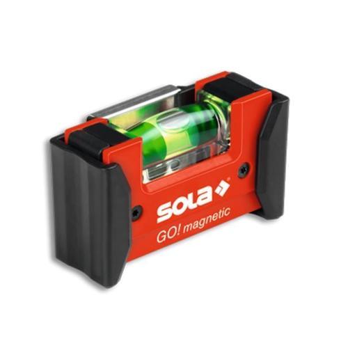 Sola GO! magnetic CLIP - Niveau à bulle compact avec clip ceinture - Magnétique