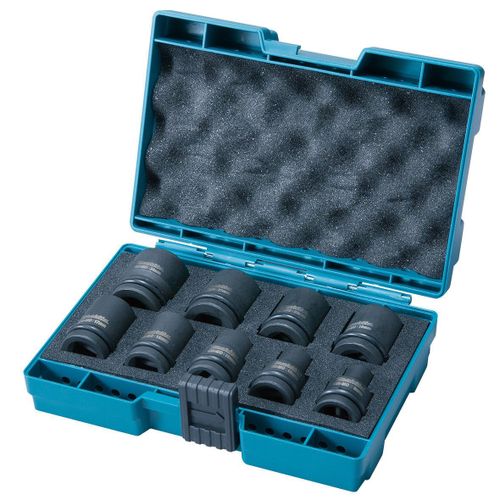 Makita B-66232 Set de 9 embouts pour clé en boîte - 1/2 "