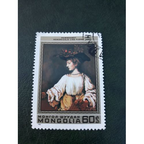 Timbre Mongolie Rembrandt Tp22