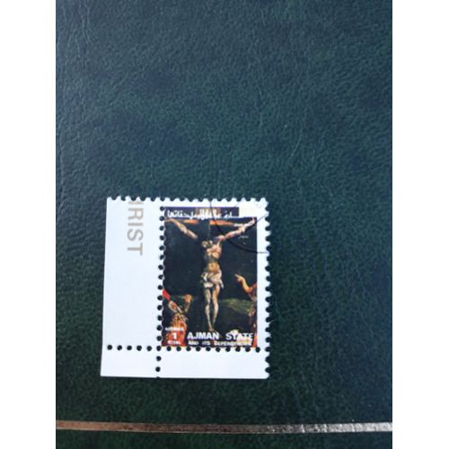 Tipbre Christ Ajman State Petit Timbre Tp22