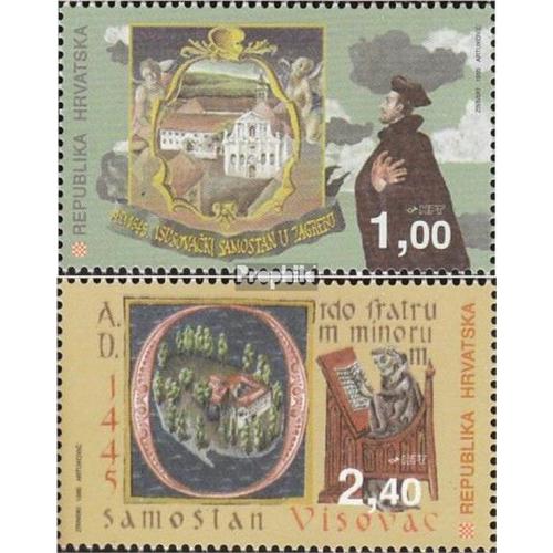 Croatie 309-310 (Édition Complète) Neuf 1995 Jesuitenkloster Zagreb