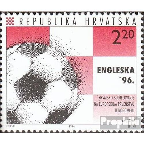 Croatie 385 (Édition Complète) Neuf 1996 Football Em Angleterre