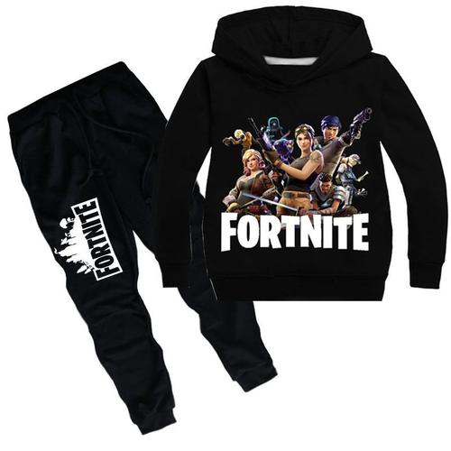 Fortnite Style Imprimé Costume Enfant Gar?On De Marque A Capuche Manches Longues Sweat + Pantalon Enfant Mixte -Pm300328