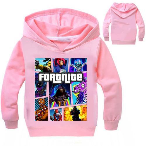 Fortnite Style Imprime Sweat Enfant Mixte De Marque A Capuche Manches Longues Mode Sweat-Shirt Homme Gar?On Et Fille -Pm300332