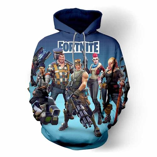 Fortnite Style Imprime Sweat A Capuche Enfant De Marque Col Rond Plus De Velours Pull A Capuche Enfant Fille Manches Longues Chaud Doublee Polaire Sweat-Shirt Enfant Gar?On -Pm300426