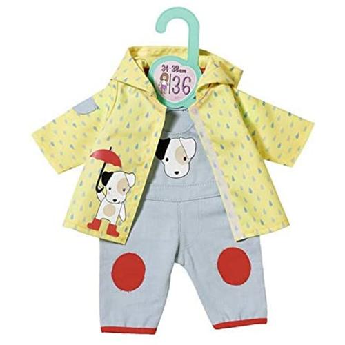 Baby Dolly Moda Salopette Avec Imperméable Pour Poupée De 36 Cm