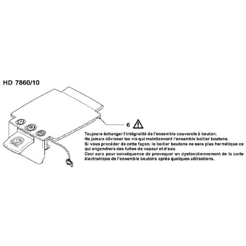 ENSEMBLE OUVERTURE GRIS POUR PETIT ELECTROMENAGER PHILIPS - 422225945320