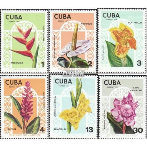 Kuba 1980-1985 (Kompl.Ausg.) Postfrisch 1974 Gartenblumen