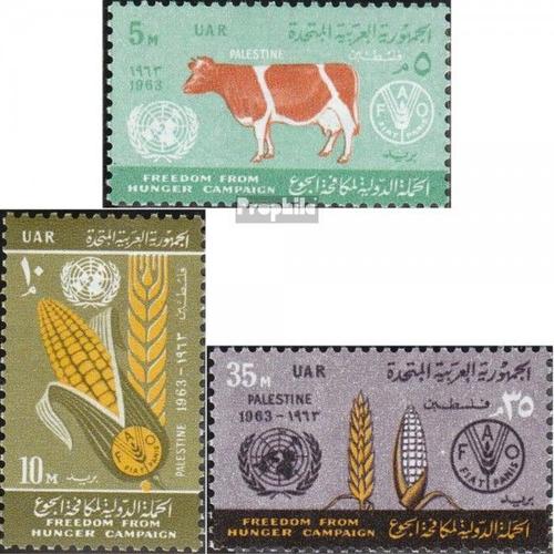 Égypte - Occ. Palestine 125-127 (Complète Edition) Neuf Avec Gomme Originale 1963 Faim