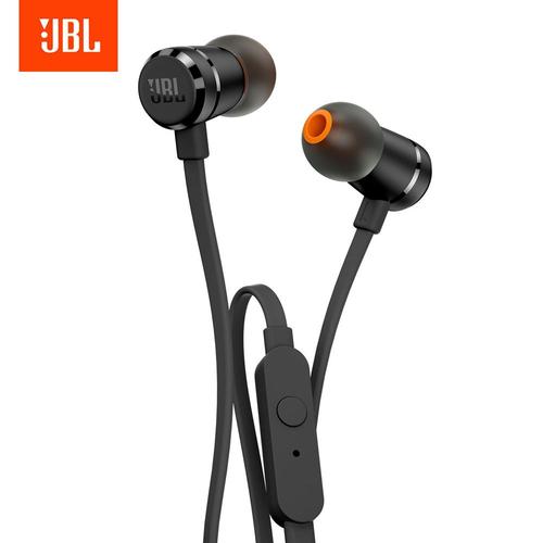 JBL T290 écouteurs intra-auriculaires JBL Pure Bass Sound écouteurs un  contrôle de bouton 3,5 mm Jack filaire écouteurs casque portable avec  microphone pour téléphone portable tablette