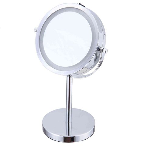Miroir en métal inox à LED