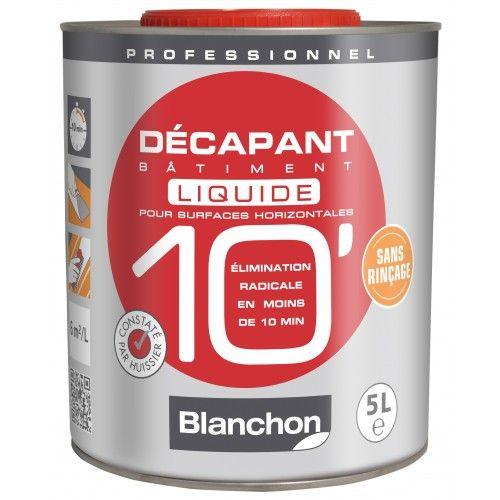 Décapant bâtiment liquide - 10 minutes - 5 litres BLANCHON