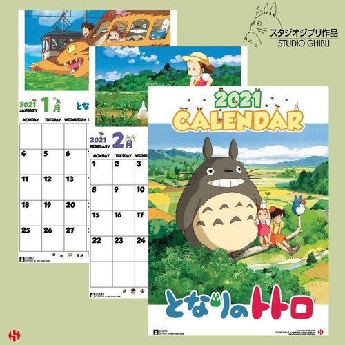 Mon Voisin Totoro Calendrier 2021 *Anglais*