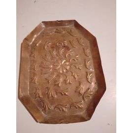 Plateau En Cuivre 17×12cm