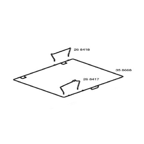 SUPPORT TOURNE BROCHE REP 268417 POUR FOUR BOSCH - 00268417