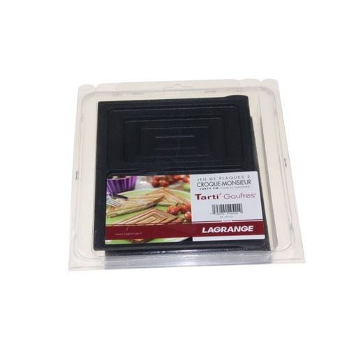 JEU DE PLAQUES CROQUE-MONSIEUR POUR PETIT ELECTROMENAGER LAGRANGE - 020422