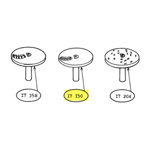 DISQUE FRITE 5 X 5 M/M 1800/2000 POUR PETIT ELECTROMENAGER MAGIMIX - 17150