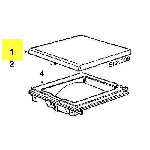 PORTE ASSEMBLEE POUR SECHE LINGE THOMSON - 57X0686