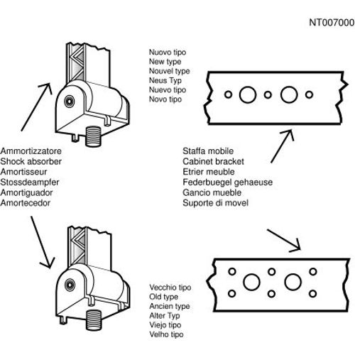 AMORTISSEUR 80 N POUR LAVE LINGE INDESIT - C00064503