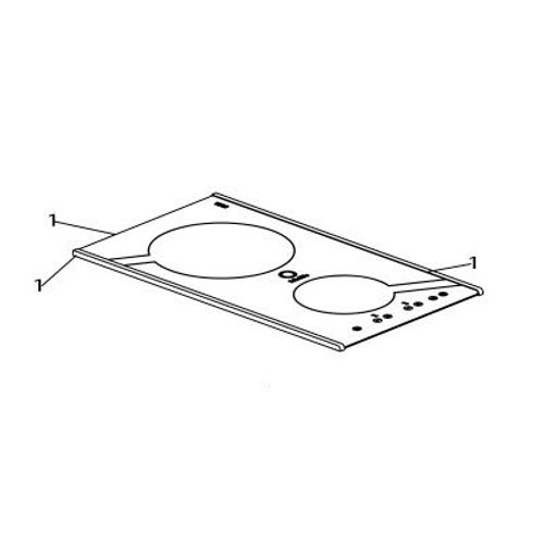 PLAN DE TRAVAIL 2I AR30 BASIC SCHOLTES POUR TABLE DE CUISSON - C00277307