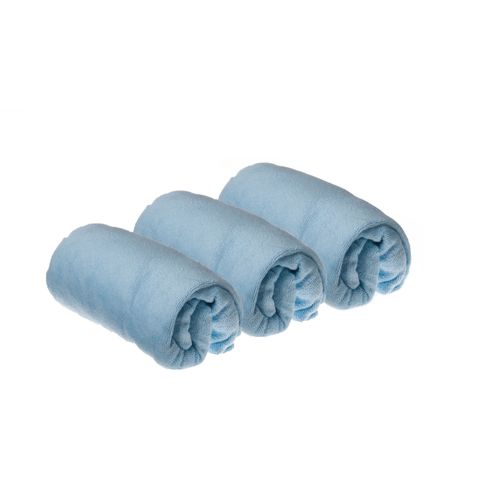 Lot De 3 Housses Pour Matelas À Langer Couleur - Ciel